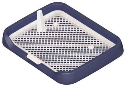 Sharplace Plateau de Pot d'intérieur pour Chien, en Maille, pour entraînement, Toilettes, Support réutilisable pour Pipi, pour Grands Chiots, Petits Chiens et, Bleu