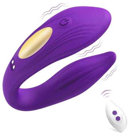 LYAMais Abgelegen G-Punkt-Vibratoren,Paar-Vibratoren mit Ultradünne und Komfortable Klitoris-Frauenvibrator mit 10 Intensiven Vibrationen,Wasserdichtes Sex Spielzeug für Die Frau und Paare（Lila）