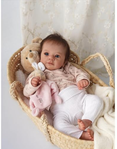 Lonian Reborn Puppen 18 Zoll Realistic Real Life mit Spielzeug Zubehör Set für Kinder ab 3 Jahren