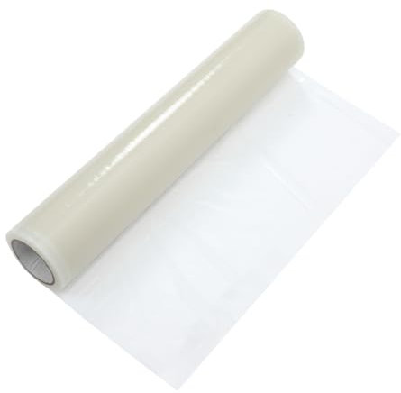 HOMOBABE Self-Adhesive Carpet Protection Film 60cm x 100m Heavy Duty Floor Protector Tape for Rugs and Carpets Water Resistant Sturdy for Indoor and Outdoor Use