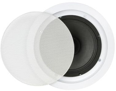 SLx 2 Way 100V 6.5 Ceiling Speaker, 25W Dual Cone Woofer, 200mm Cut Out, Easy Installation Clear Audio for Offices, Retail & Hospitality