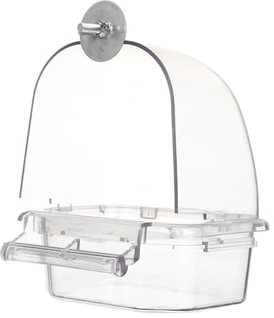 UTHCLO Automatic Bird Feeder Sturdy Automatic Feeding Bird Cage Feeder Pp Premium Safe Material Suitable for Pigeon Parrot Feeding