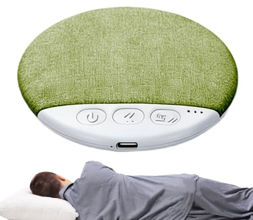 Altavoz de almohada – Dispositivo inalámbrico ultrafino, ayuda para dormir con ruido, función de temporizador para noches de descanso con diseño cómodo | dormitorio, hotel, camping, viajeros