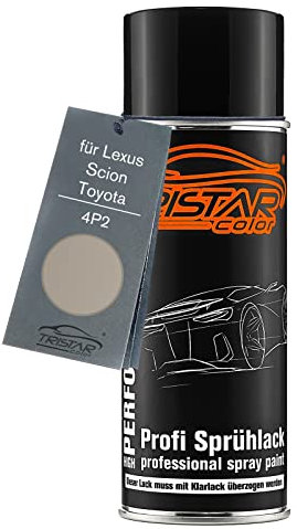 TRISTARcolor Autolack Spraydose für Lexus/Scion/Toyota 4P2 Beige Shining Flake Metallic/Burnished Gold Metallic Basislack Sprühdose 400ml