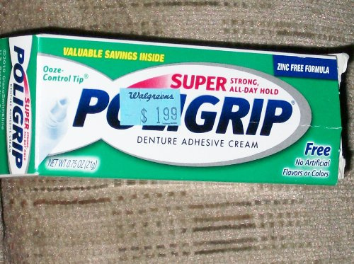 Poligrip Cream Trial Size .75z Poligrip Creeam Trial .75z