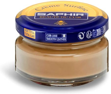 SAPHIR Pommadier Crema extrafina de ceras, para cuero, color gabardina, 50 ml
