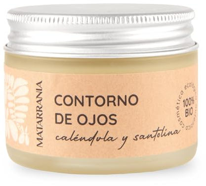 MATARRANIA Contorno de Ojos Reafirmante y Nutritivo, Antiojeras 100% Natura, Contorno de Ojos sin Agua, Textura Sedosa y Concentrada, Reduce Bolsas y Ojeras para Mujer y Hombre, Cosmética Vegana