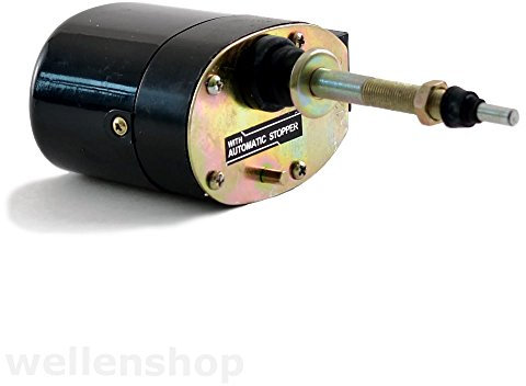 Nautika universeller 12V Scheibenwischermotor mit Schalter 40 mm Wandung Wischermotor Boot Scheibenwischer