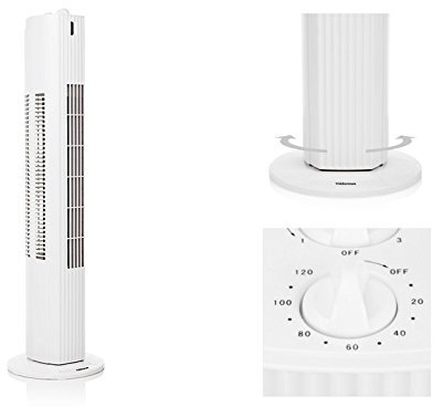 TRISTAR Ventilateur Colonne 1115M3-35Watts - Oscillant - Blanc - 79 cm