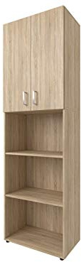 Kombi Schrank Beistellschrank Aktenschrank Standschrank Regal Büro Trio 23 Sonoma/Eiche