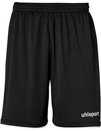 uhlsport Herren Shorts Club Shorts, Schwarz/Weiß, L, 100380601
