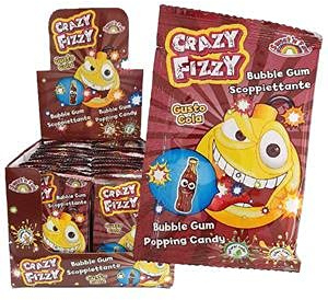 1 boîte Crazy Fizzy goûts différents 7 g de 50 pièces (COLA)