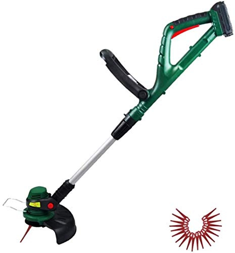 ATAAY Cortacéspedes rotativos Cortacésped inalámbrico con batería de 2,0 Ah Cortacésped doméstico eléctrico Telescópico Cortacésped Ligero, Hierba E. GINOLEI
