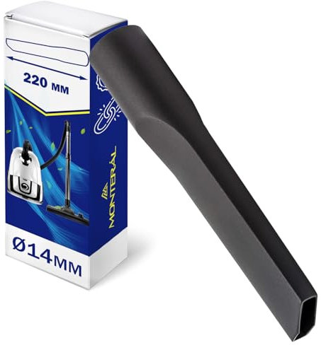 Boquilla Larga y Plana Aspiradora Universal Ø 36 mm Negro Garantía de 10 Años - MONTERAL