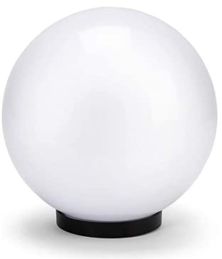Sfera Globo Opale Per Lampione da Esterno, Diametro 300mm, Attacco E27, LED Compatibile, Stagna IP44, per Giardino