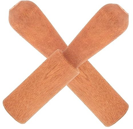 Klangschalen Klöppel, 2 Stück für Meditation und Yoga | Runde Form mit Einzigartigem Design, als Striker für Singing Bowl Geeignet, Angenehmes Handgefühl