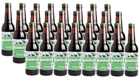 Pack Cerveza Artesana Sin Desperdicio Sr. Mendrugo 100% Natural - 24 Cervezas Artesanales Pilsen sin filtrar 33cl elaboradas con pan - Sabor Único Suave y Original - Ideal para Regalo