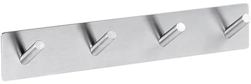 Brillantbad BEASY Hakenleiste Edelstahl Gebürstet 38x255x45 mm für Bad & Küche >> zum Kleben