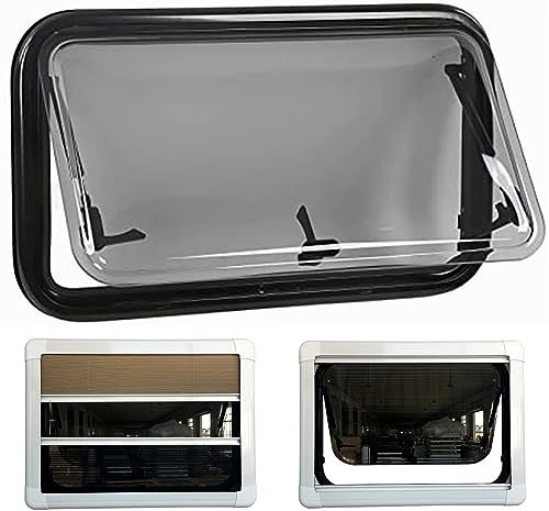 Ausstellfenster Camper Wohnwagenfenster Wohnmobil Fenster Push Fenster Camper Caravan Seitenfenster Wohnmobil Fenster für Wohnmobile, Anhänger und Marine,700x500mm