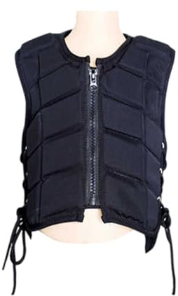 Enigmaire Horse Riding Body Protector,Protective Horse Riding Training Safety Vest,Unisex Equestrian Vest Horse Riding Protective Gear Protector,Easy To Clean,With Zippers,For Youth Mens Womens