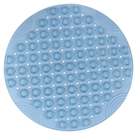 SKISUNO 1pièce Tapis De Bain Antidérapant Rond Avec Massage Coussin Nettoyeur De Sky Relaxation Et Circulation Santé