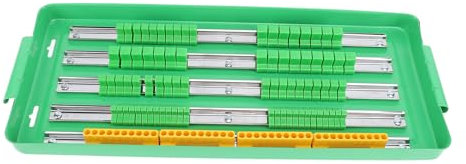 Bac D'Organisateur à Douille Portable, Plateau de Stockage de Boîte à Outils, Porte-Douille en Aluminium avec Poignée, Organisateur de Douille D'atelier