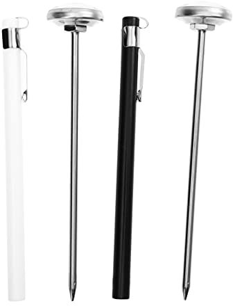 BESTYASH 2stücke Wasserthermometer Zum Messen Von Lebensmitteltemperatur Milchthermometer Für Wasser Kaffee Milch Küchenthermometer Mit Langer Sonde