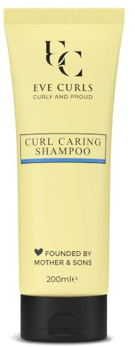 Curl Caring Shampoo for Curly & Wavy Hair 2A-4C, Gentle Cleanse 200ml