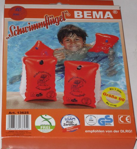 Friedola Bema Brassard de Natation Gonflable Mixte Enfant, Orange, 0-1 Ans