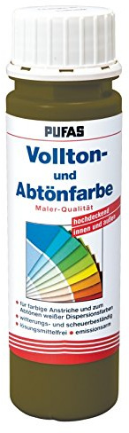 PUFAS Vollton- und Abtönfarben umbra grünl. 0,25 Liter