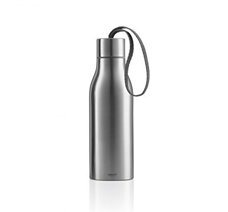 Eva Solo Thermosflasche 0,5 L, Edelstahl, Grau, 7 x 7 x 23 cm