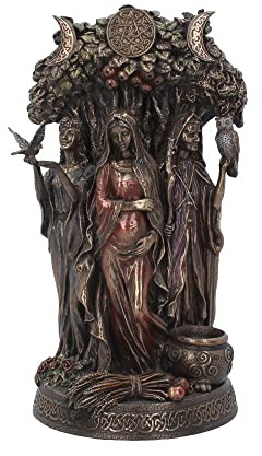 Nemesis Now Figura Decorativa de Doncella, Madre, crone, 32 cm, Bronce