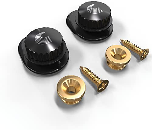 D'Addario Universelle Strap Lock Gurtsicherung, schwarz