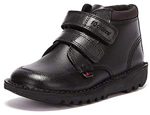 Kickers - Kick Scuff Hi, Botas Clasicas Niños, Negro (Black 0001), 34 EU