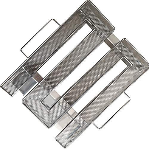 Fayelong Rauchkorb Edelstahl Grillkorb Kaltrauchgenerator BBQ Grillbesteck für Barbecue Holzhackschnitzel auf Gasgrill oder Holzkohlegrill (Mesh)