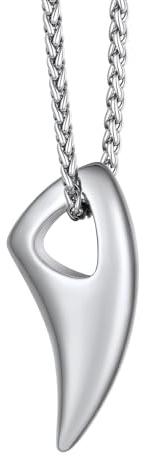 Richsteel Viking Kette mit Odin Helm Wikinger Anhänger Mjölnir Halskette mit Geschenkebox für Herren Männer
