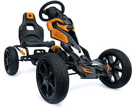 Kinder Pedal Go Kart - 5-12 Jahre, Mit Pedal, Shaum Reifen Eva Wheels