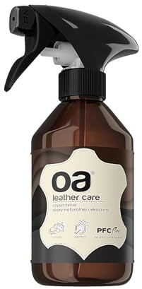 OA Leather Care Lederreiniger Auto & Ledercouch (250ml) - 100% PFC frei - Lederpflege für effektive Leder Reinigung - Leder & Kunstleder Reiniger für Sofa, Autositze, Handtasche, Schuhe, Jacke etc.