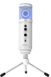 NEWSKILL Kaliope Ivory Micrófono Gaming Profesional RGB