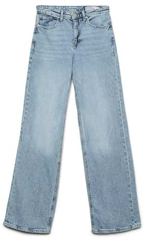 Vero Moda Femme Vmtessa HR Wide Ra339 GA Noos Jeans, Light Blue Denim, 27W / 30L EU