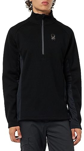 Spyder Outbound 1/2 Zip Fleece, Herren, Schwarz, L