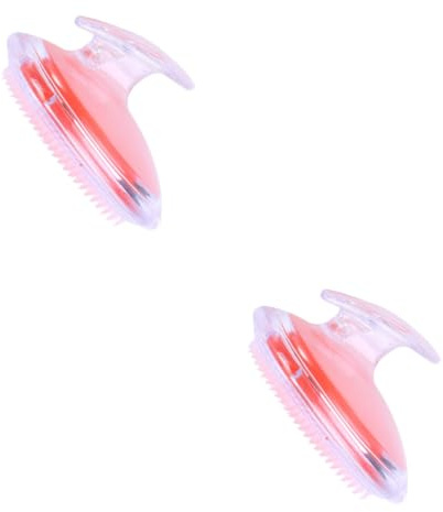 minkissy 2stücke Runder Pvc Kopfhaut Massagekamm Orange Anti- Massagebürste Für Und Styling Entwirrt Und Massiert Die Kopfhaut Langlebig Und Bruchsicher