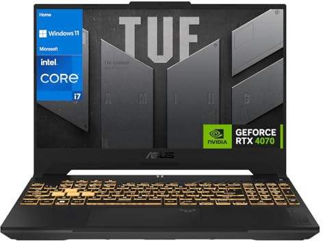 ASUS Laptop Gamer TUF Gaming F15 NVIDIA Geforce RTX 4070 Intel Core i7 13620H 16GB DDR5 512GB SSD 15.6 Windows 11 Home Tastiera in inglese