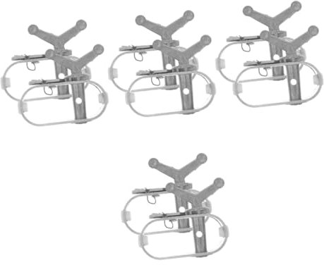Parliky 4 Sätze Hochleistungs-drahtspanner-Werkzeug Kabelspanner Für Poolabdeckung Wäscheleine Ratschenwinde Mini-windenspanner Stahldrahtspanner 2 Stück * 4