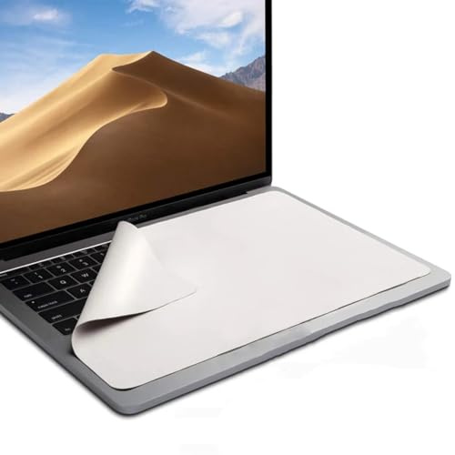 WUSJCOF 1 pièce Chiffon de Nettoyage pour Écran, Clavier Ordinateur, Doublure en Microfibre, Chiffonnette Apple, Portable, Compatible avec Mac Pro 13, Mac Pro 14, Mac Air 13, Mac Pro 15/16