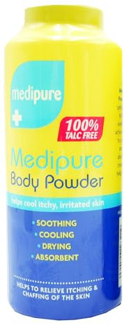 Orignal Medipure & Medicated Body Powder and, Soothing for Baby Skin Body Powder 100% Talc Free 200 g (Pack of 1)