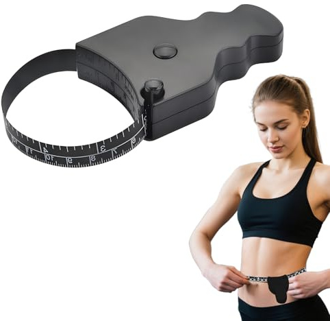 Körpermaßband,Maßband Körper,Massband Körper 150cm/60 Zoll Einziehbares Maßband,Schneider Maßband,Präzises Maßband Für Taille Brust Hüfte Oberschenkel Und Armefür Fitness,Schneider, Nähen (Schwarz)