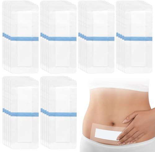 30 Stück Pflaster Wasserfest Duschpflaster 10x25cm Tattoo Folie Wasserfest Wasserdichte Pflaster Groß Tattoo Wasserdicht Wundpflaster Duschpflaster Groß