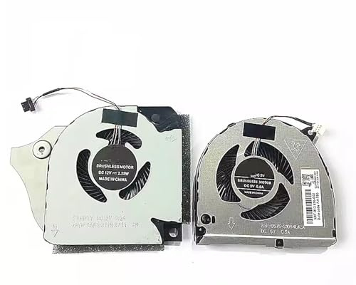 OZYLLDZ Ventilateur de Refroidissement pour processeur et Carte Graphique Machenike F117-VC, F117-VD, F117-VB2s, F117-VD3s, VD, VG, VR 1323-01AU000