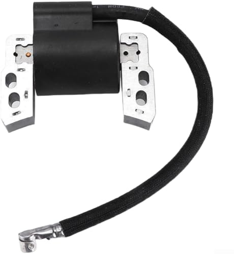 Bobine d'allumage de rechange pour tondeuse à gazon, pack haute tension, construction en métal pour la performance du moteur, compatible avec certaines tondeuses à gazon